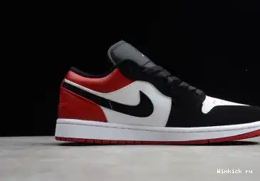 JORDAN TOE BLACK LOW AIR 1 0629